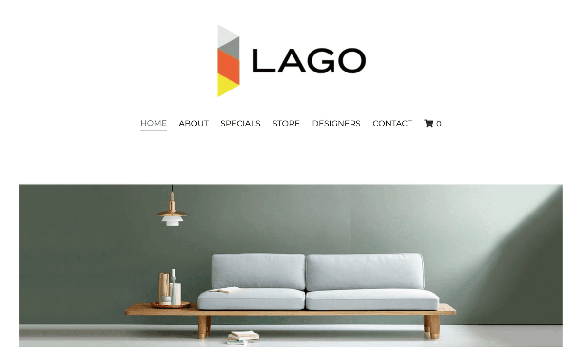 قالب Lago من Strikingly قالب Lago من Strikingly