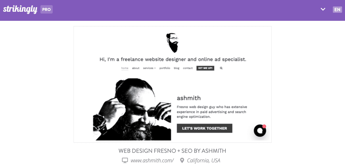 Ash Smithin verkkosivuston URL-osoite Ash Smithin verkkosivuston URL-osoite