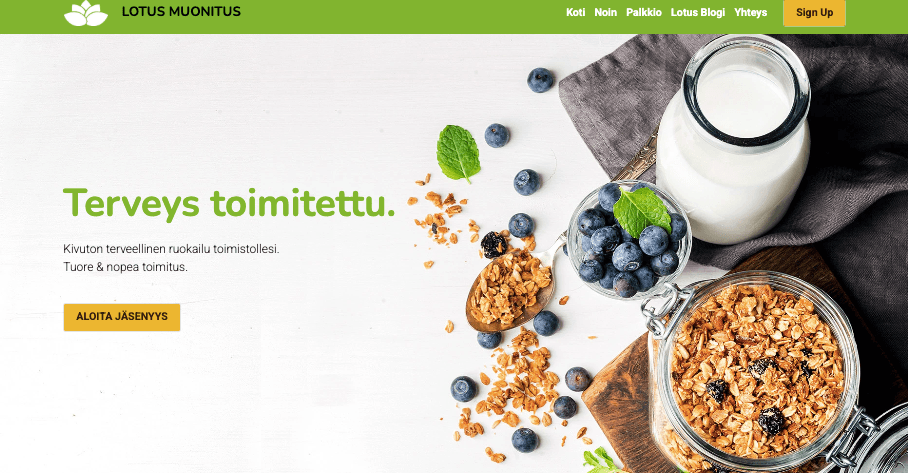 Lotus Catering Template Strikinglyltä Lotus Catering Template Strikinglyltä