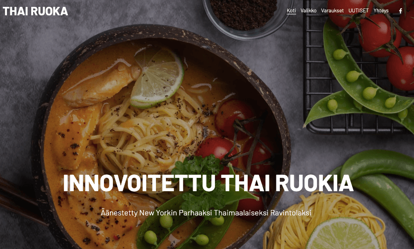 Thai Cuisine -malli Strikinglyltä Thai Cuisine -malli Strikinglyltä