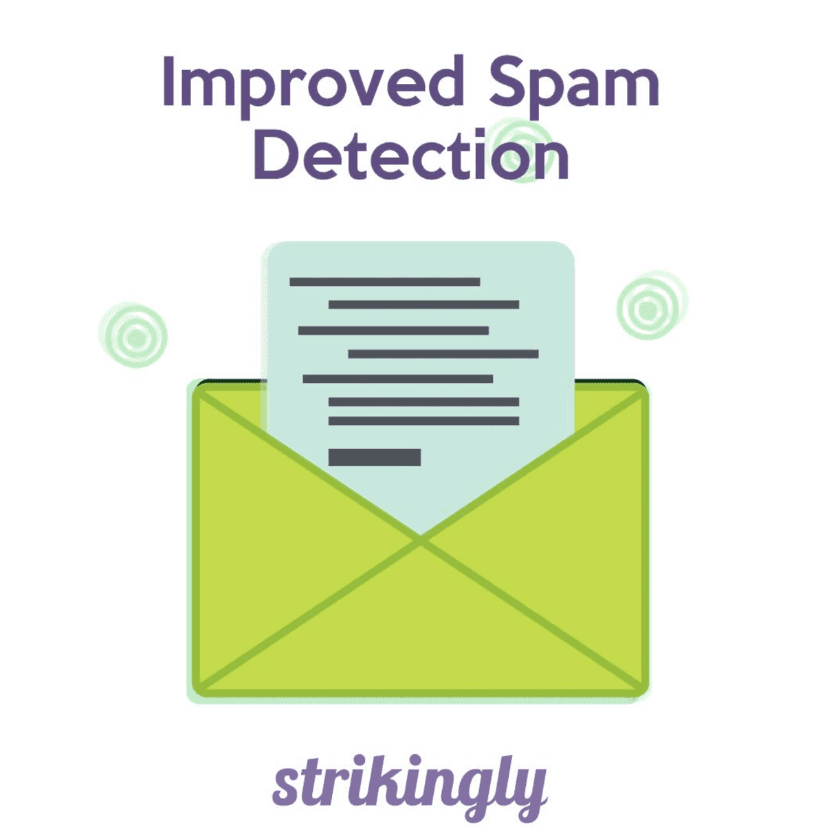 Función de detección de spam de Strikingly Función de detección de spam de Strikingly