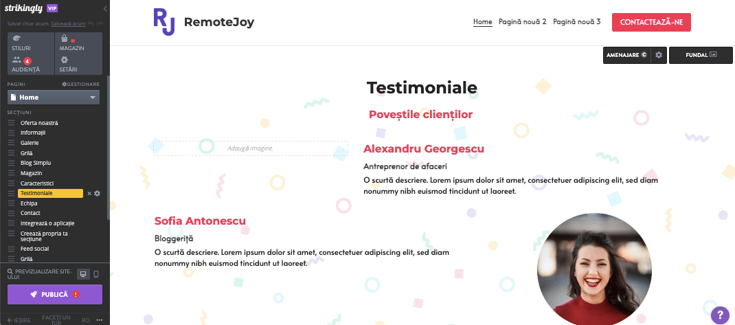Cum să folosești Strikingly pentru produsele tale de marcă privată - Mărturii și recenzii Cum să folosești Strikingly pentru produsele tale de marcă privată - Mărturii și recenzii