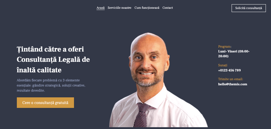 Șablon de consultanță juridică Șablon de consultanță juridică