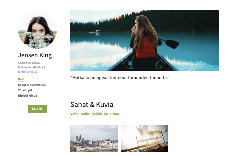 Puhdas verkkosivustopohja Puhdas verkkosivustopohja