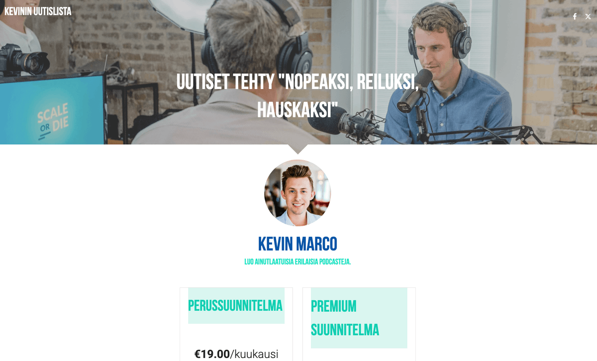 Strikinglyn Podcast-malli Strikinglyn Podcast-malli