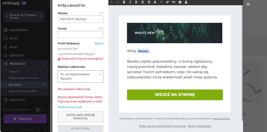 Jak skutecznie wykorzystać Strikingly do realizacji bezpośredniego marketingu e-mailowego - Wdrażaj najlepsze praktyki marketingu e-mailowego Jak skutecznie wykorzystać Strikingly do realizacji bezpośredniego marketingu e-mailowego - Wdrażaj najlepsze praktyki marketingu e-mailowego