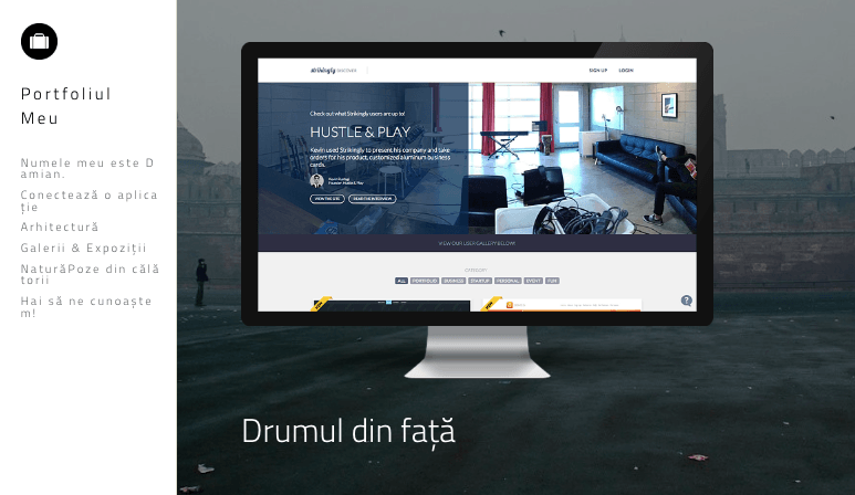 Șablonul Natasha Kingsley de la Strikingly Șablonul Natasha Kingsley de la Strikingly