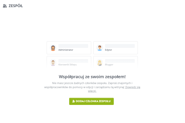 Funkcja zespołu Strikingly: Zwiększanie produktywności dzięki współpracy Funkcja zespołu Strikingly: Zwiększanie produktywności dzięki współpracy