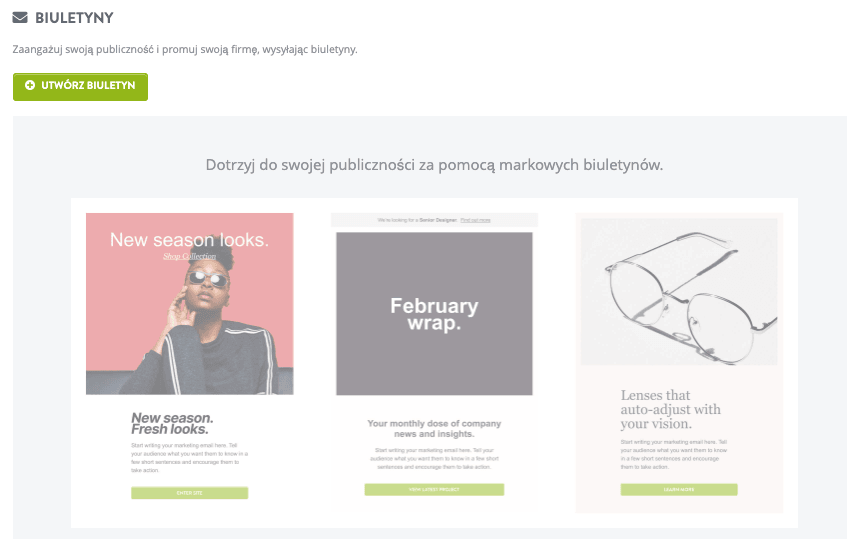 Strikingly Biuletyn Funkcja Strikingly Biuletyn Funkcja