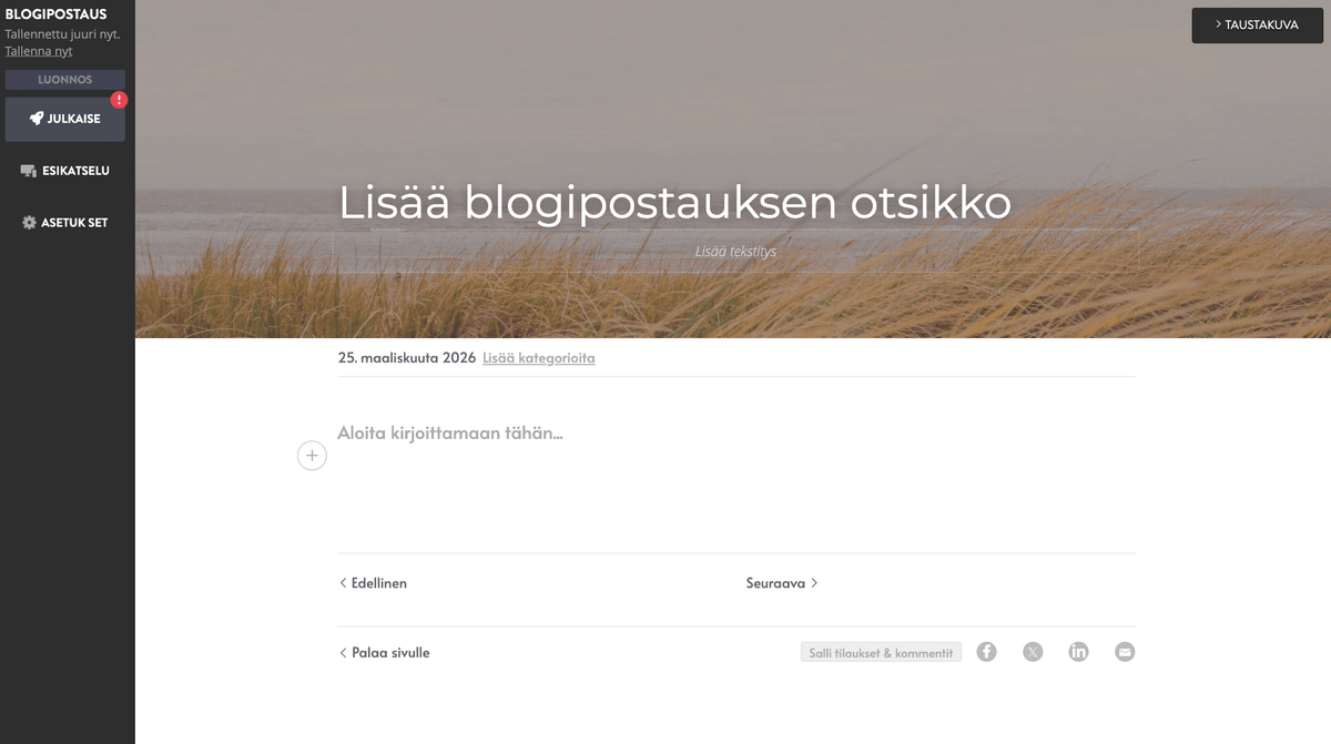 Strikinglyn blogieditori Strikinglyn blogieditori