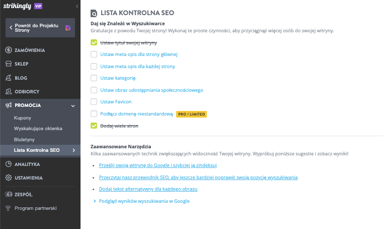 Etapy pisania wpisu na blogu w Strikingly – optymalizacja pod kątem SEO Etapy pisania wpisu na blogu w Strikingly – optymalizacja pod kątem SEO