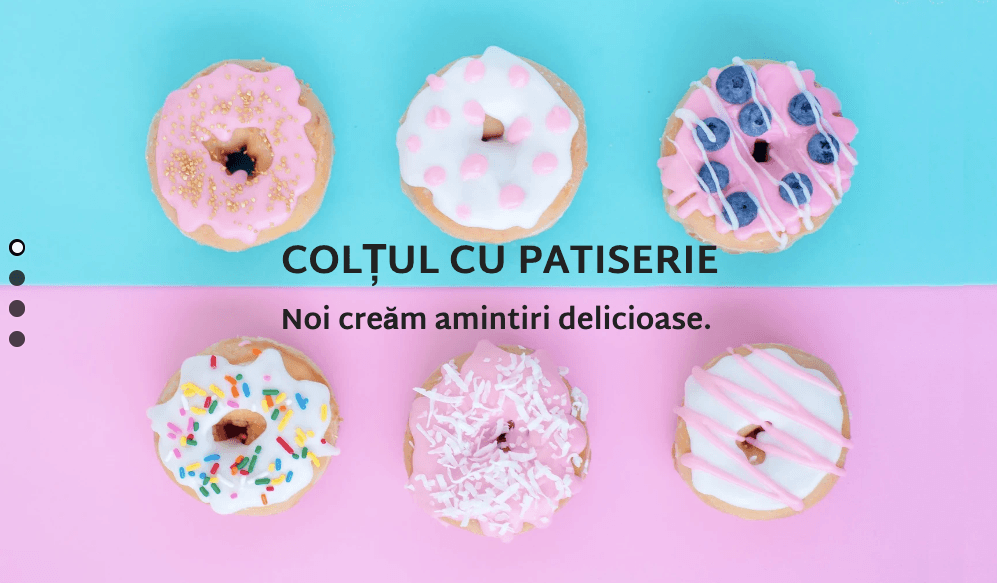 Șablonul Pastry Corner de la Strikingly Șablonul Pastry Corner de la Strikingly