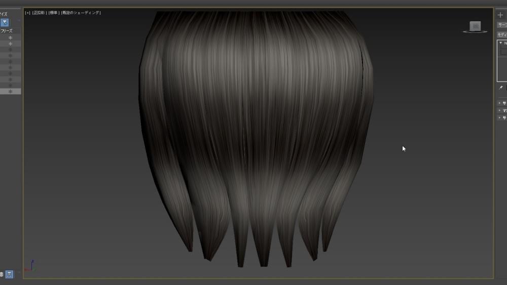3dsmax,sims4cc,銀河英雄伝説,mod,髪の毛モデリング 3dsmax,sims4cc,銀河英雄伝説,mod,髪の毛モデリング