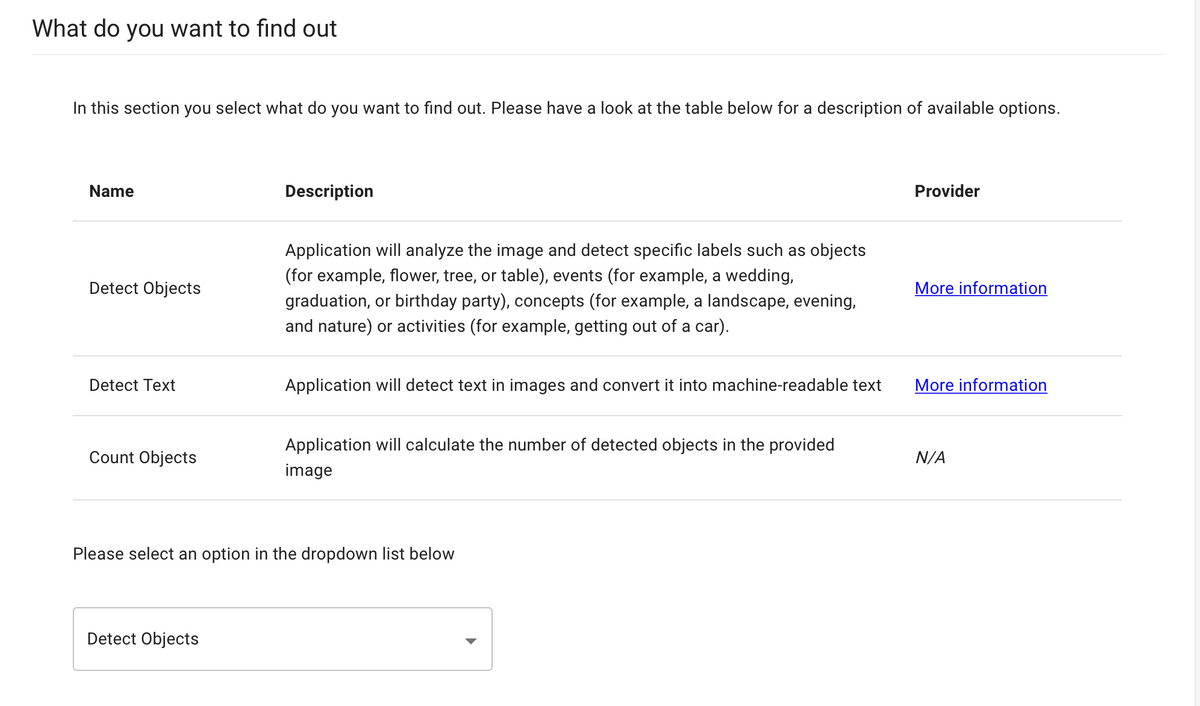 Bitskout A.I. model configuration to detect object Bitskout A.I. model configuration to detect object