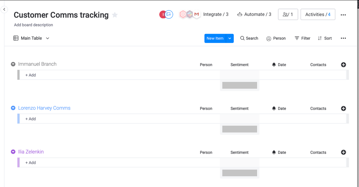customer communication tracking board in monday.com where we will add Sentiment analysis customer communication tracking board in monday.com where we will add Sentiment analysis