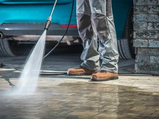 Pressure Washing: Pressure washing your driveways, decks, and walkways on a regular maintenance schedule will prevent buildup and lead to a healthier, cleaner home. Pressure Washing: Pressure washing your driveways, decks, and walkways on a regular maintenance schedule will prevent buildup and lead to a healthier, cleaner home.