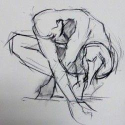 Croquis fusain sur papier Croquis fusain sur papier