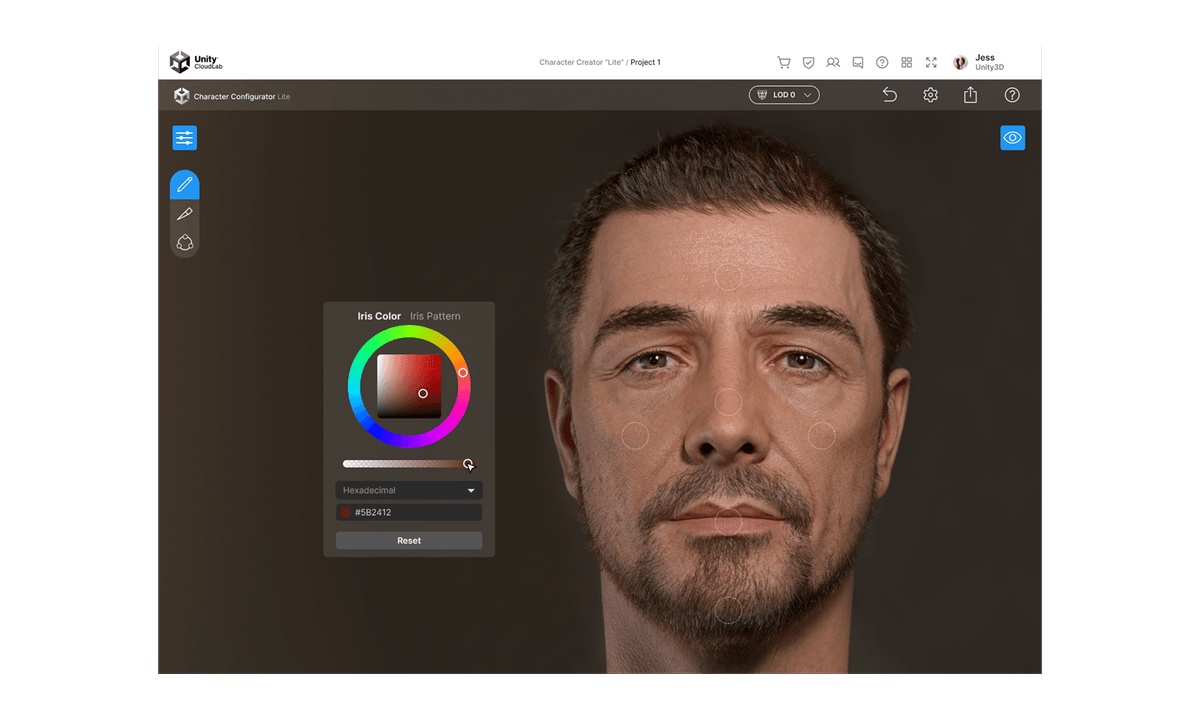 UNITY: Digital Humans lite - 3D Character Generator.
