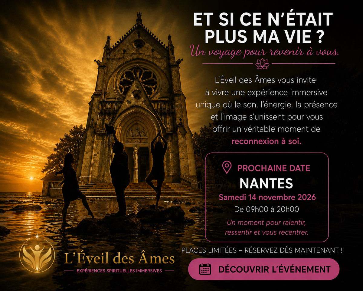 « Et si ce n’était plus ma vie ? » de L’Éveil des Âmes à Nantes, expérience immersive de reconnexion à soi « Et si ce n’était plus ma vie ? » de L’Éveil des Âmes à Nantes, expérience immersive de reconnexion à soi