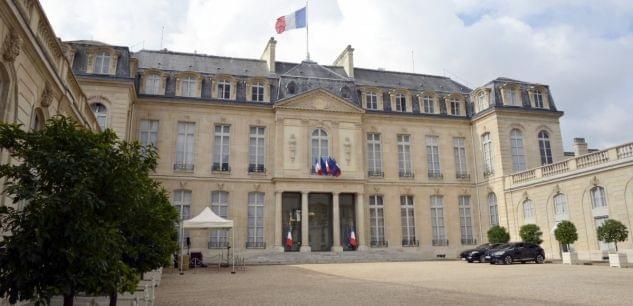 La cour de l'Elysée. (BERTRAND GUAY / AFP La cour de l'Elysée. (BERTRAND GUAY / AFP