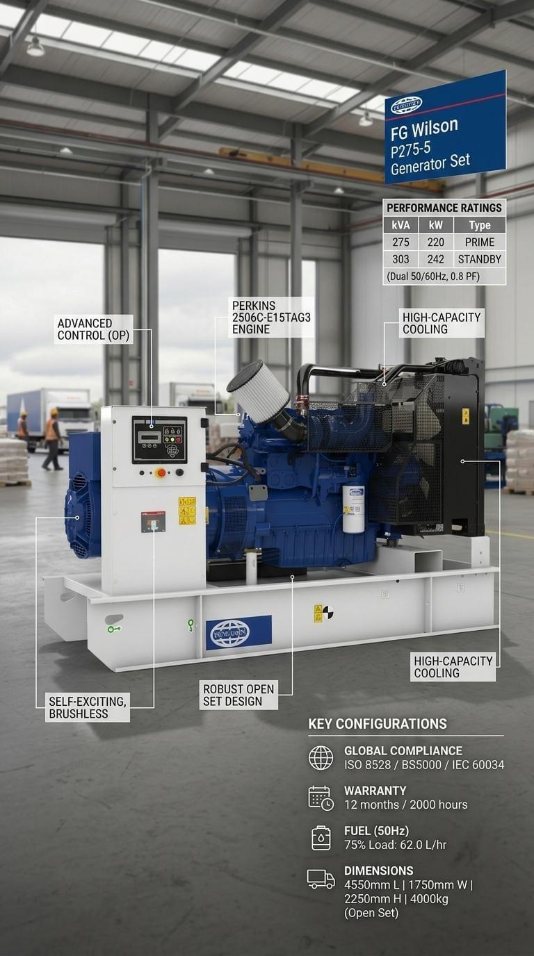 FG Wilson P275-5 Generator Set