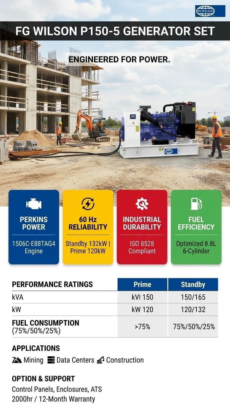 FG Wilson P150-5 Generator Set