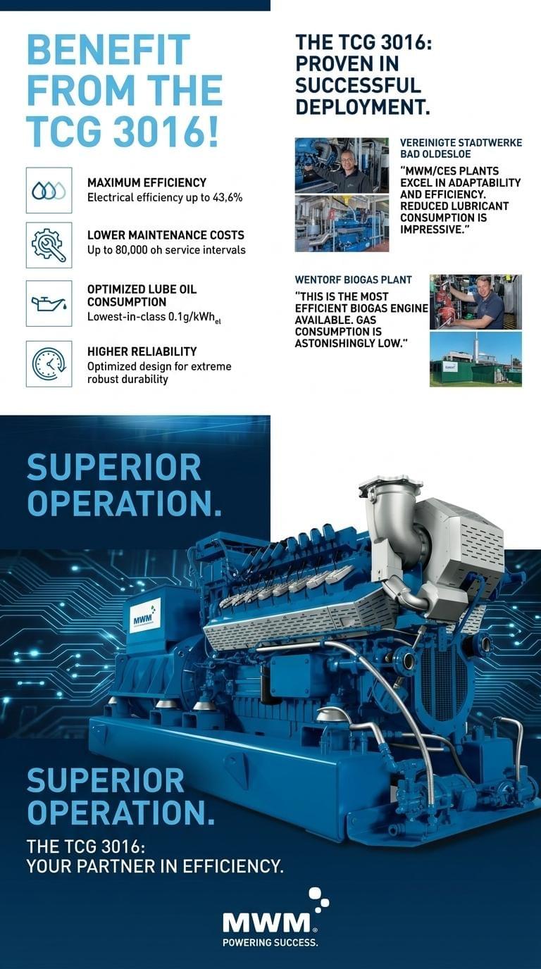 MWM Gas Engine TCG 3016