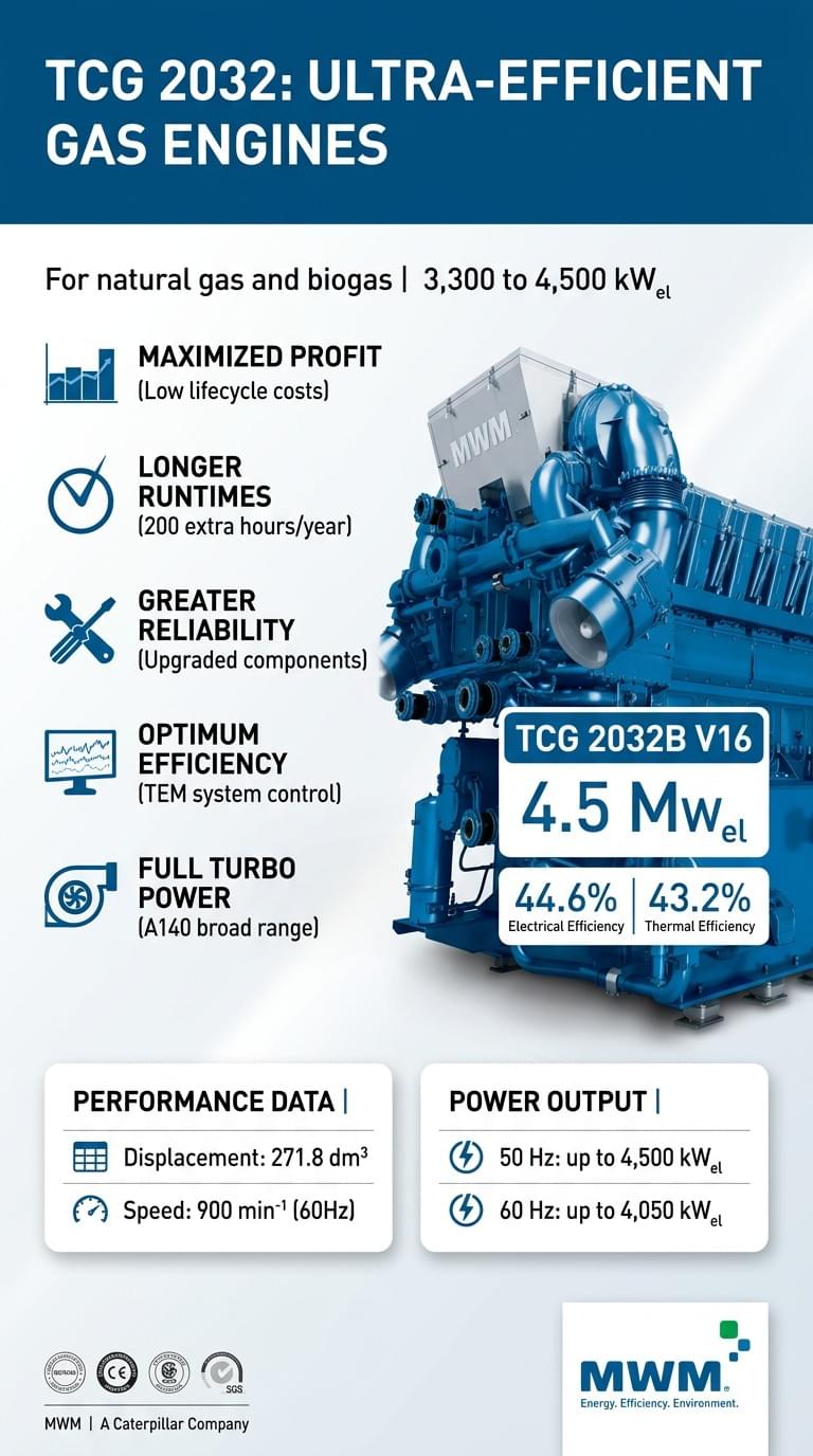 MWM Gas Engine TCG 2032