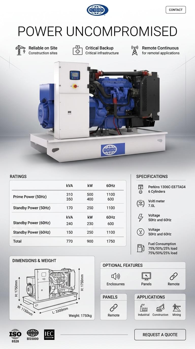 FG Wilson P110-3 Generator Set