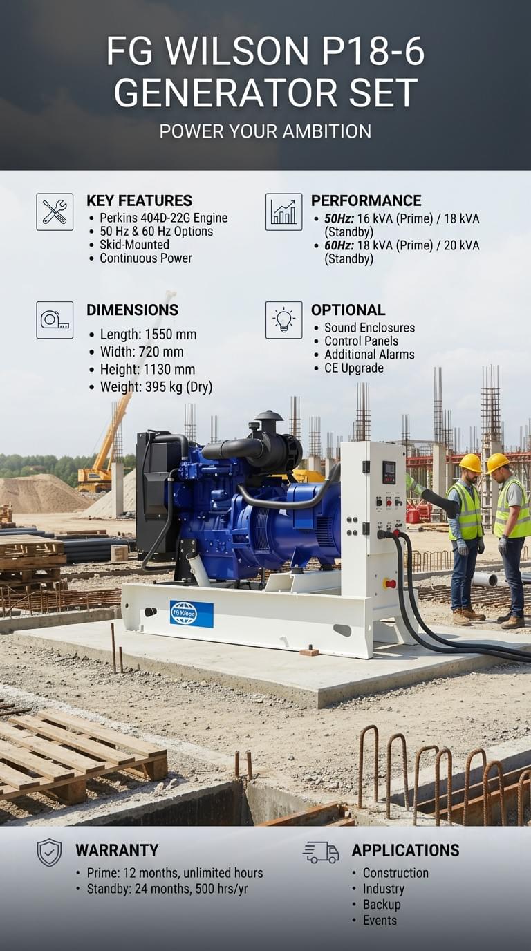 FG Wilson P18-6 (Skid) Generator Set