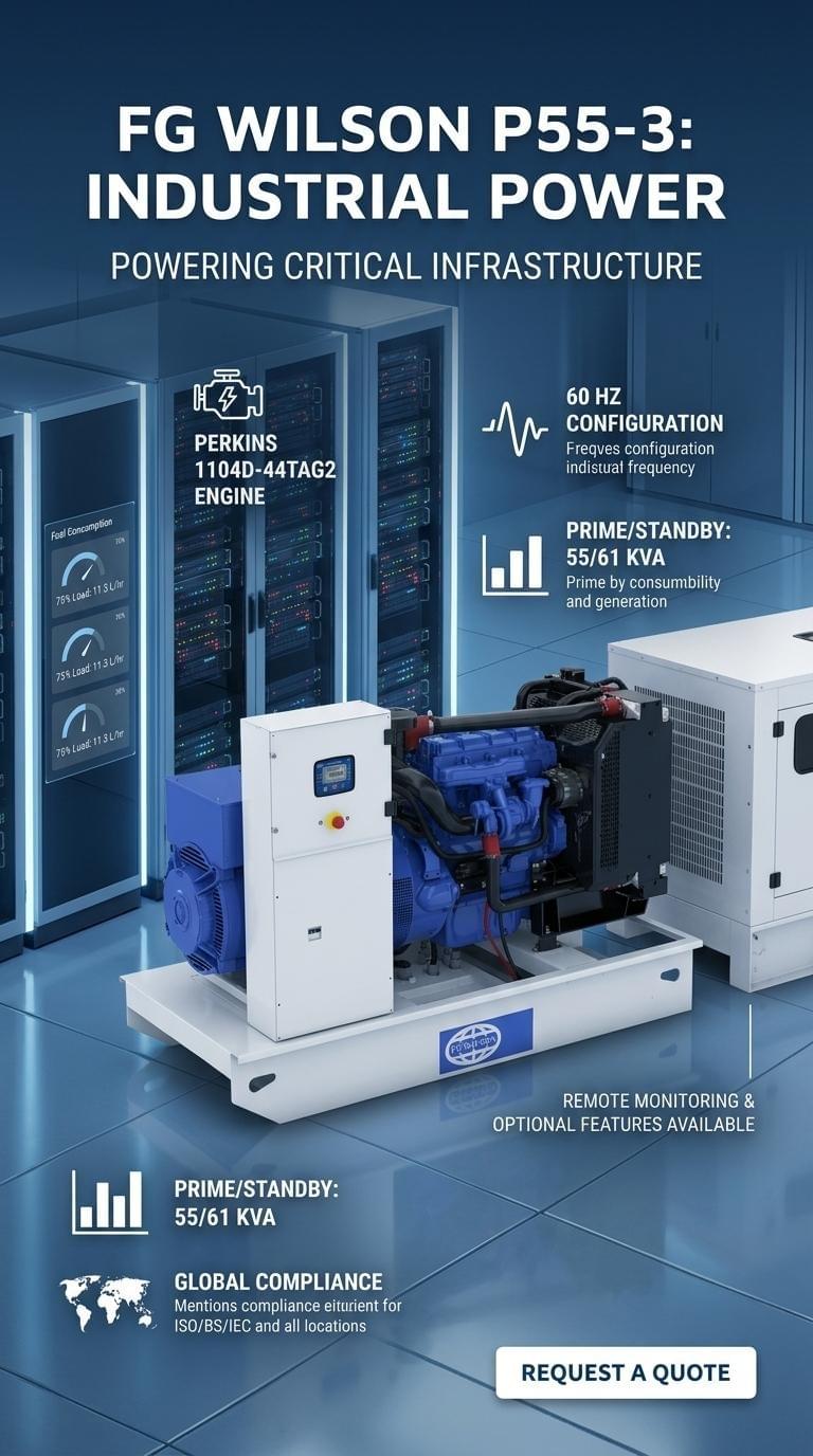 FG Wilson P55-3 Generator Set