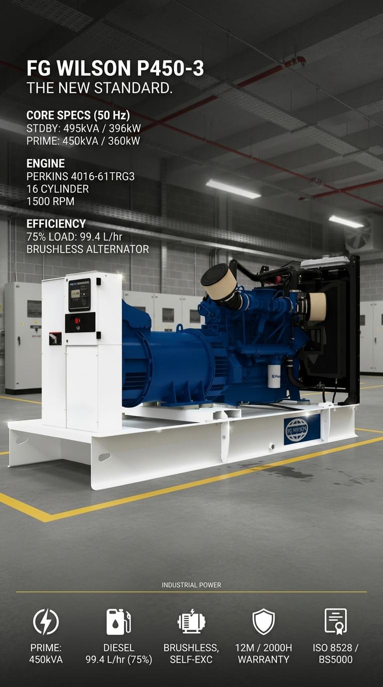 FG Wilson P450-3 Generator Set