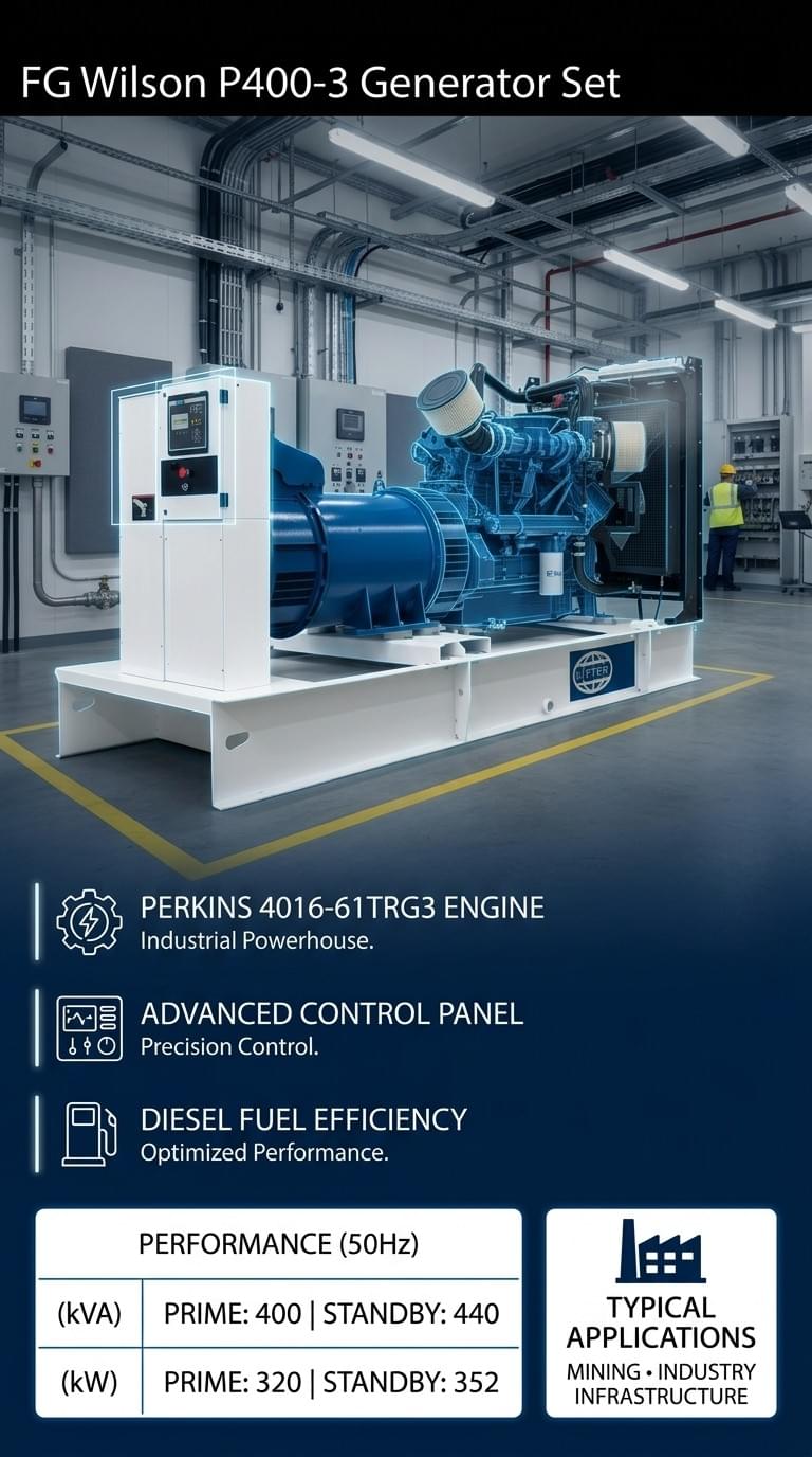 FG Wilson P400-3 Generator Set