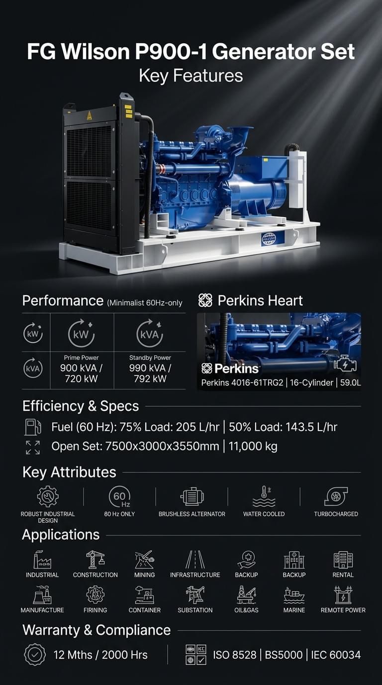 FG Wilson P900-1 Generator Set