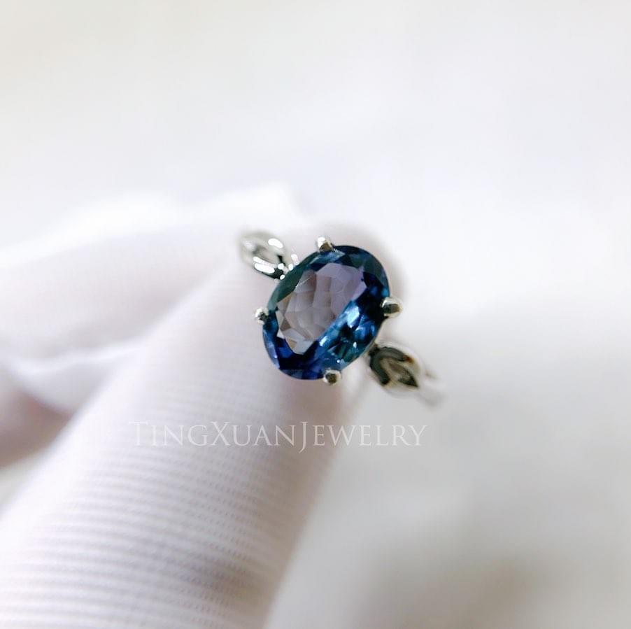 作品圖為量身定製丹泉寶石戒指 作品圖為量身定製丹泉寶石戒指