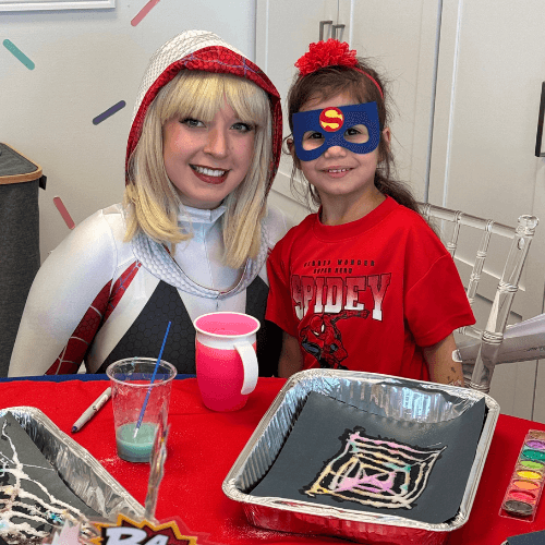 Spider Gwen Ghost Spider Spiderverse Superhero Performer Kids Party Character Birthday Party Entertainer Edmonton Special Events Spider Gwen Ghost Spider Spiderverse Superhero Performer Kids Party Character Birthday Party Entertainer Edmonton Special Events