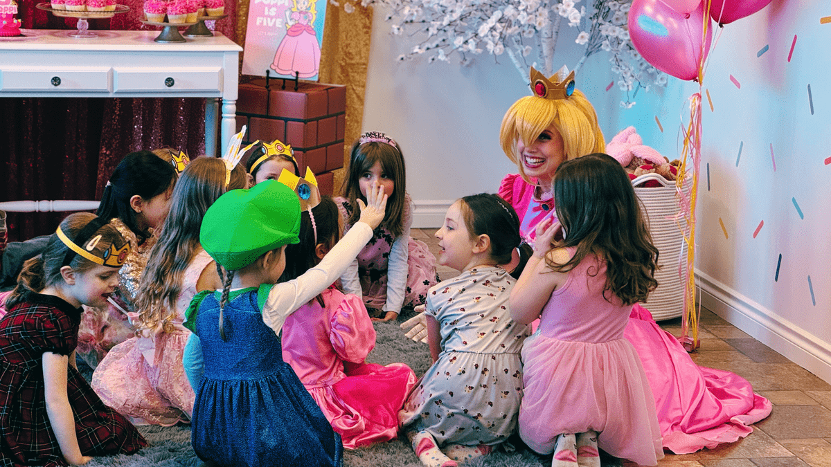 Super Mario Birthday Party Edmonton Mario Luigi Princess Peach Performer Kids Party Super Mario Birthday Party Edmonton Mario Luigi Princess Peach Performer Kids Party