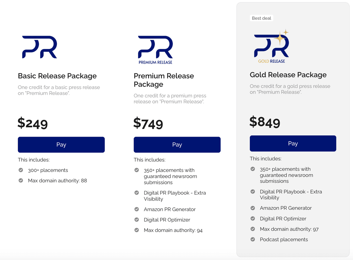 Premium Release Official Website - Pricing options Premium Release Official Website - Pricing options