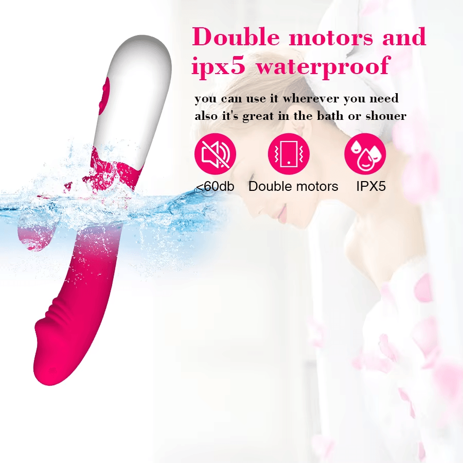 Good Price Realistic Rabbit Vibrator 30 Speeds Mode Sex Toy Dildo for Women Couple Adult