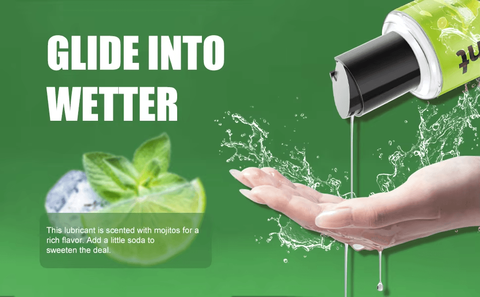 Sex Lubricant Promotes Women's Health No-Rinse 200ml Mojito-Flavored Lubricant