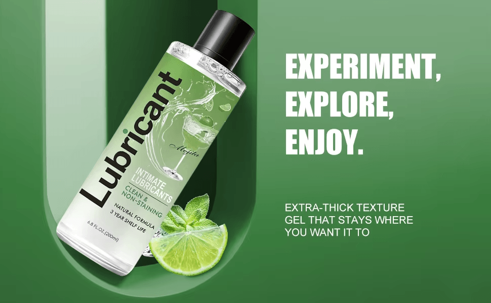 Sex Lubricant Promotes Women's Health No-Rinse 200ml Mojito-Flavored Lubricant
