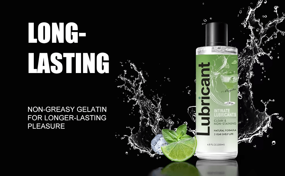 Sex Lubricant Promotes Women's Health No-Rinse 200ml Mojito-Flavored Lubricant