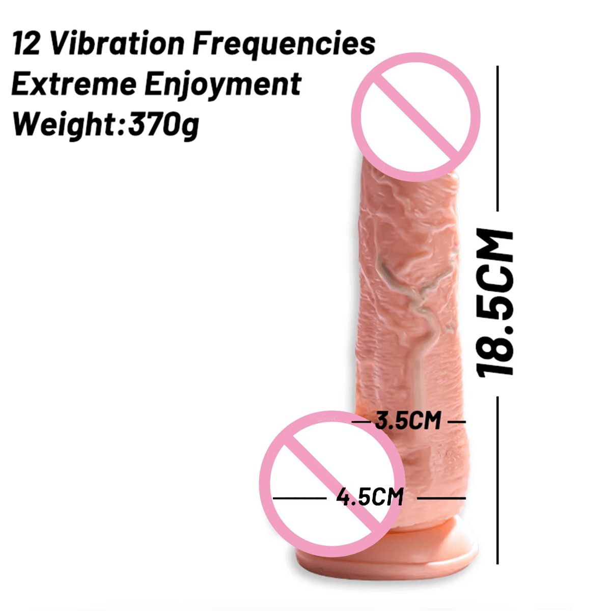 Realistic Silicone Thrusting Dildos Vibrator Heated Telescopic Vibrating Dildos Adult Sex Toys