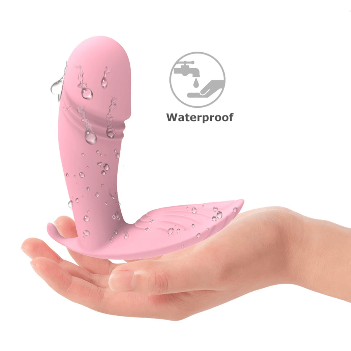 Women's 3-in-1 Heating Wearable Vibrator Remote-controlled Sucker Dildo Clitoris Stimulator Panties