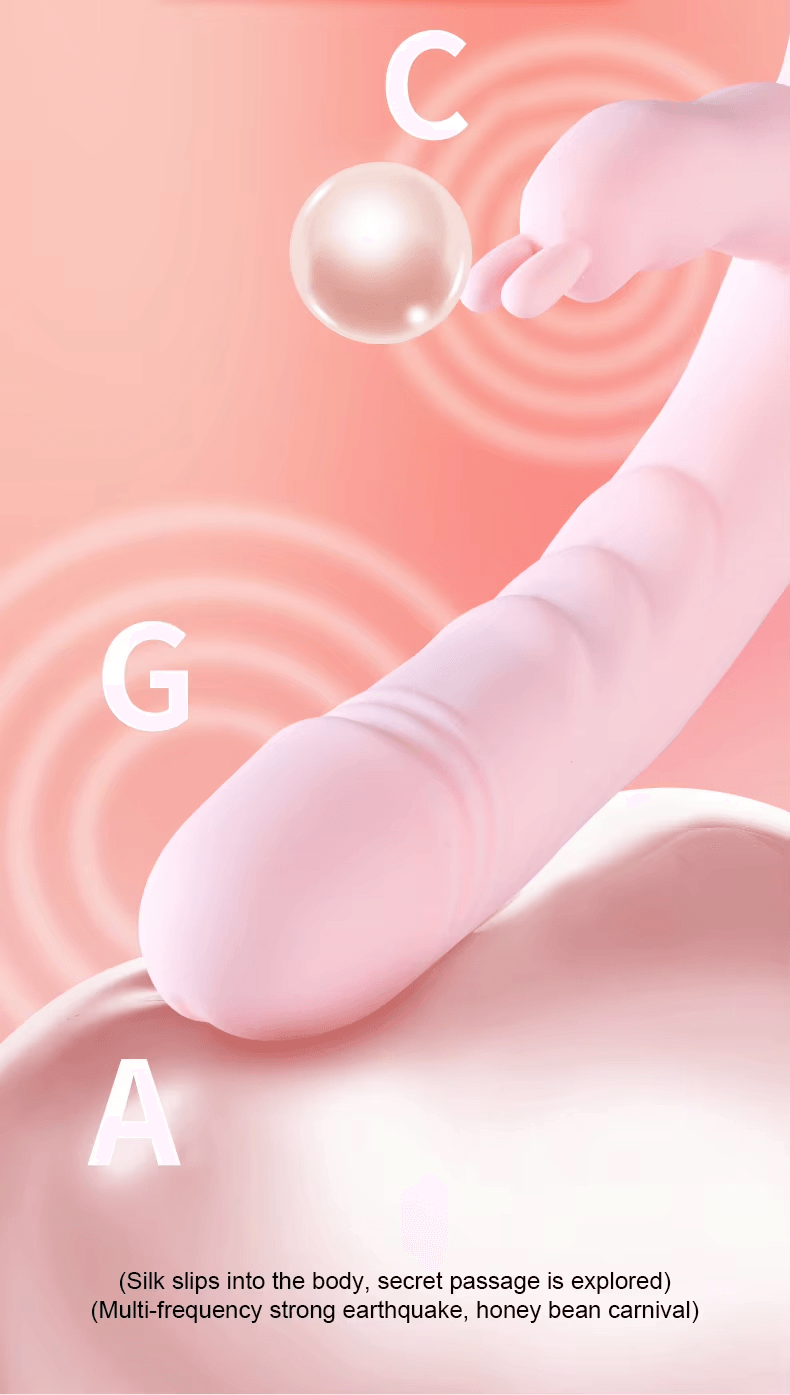 Women's G-Spot Clitoral Stimulator Rabbit Vibrator Tongue-Licking Sex Toy for Female Masturbation