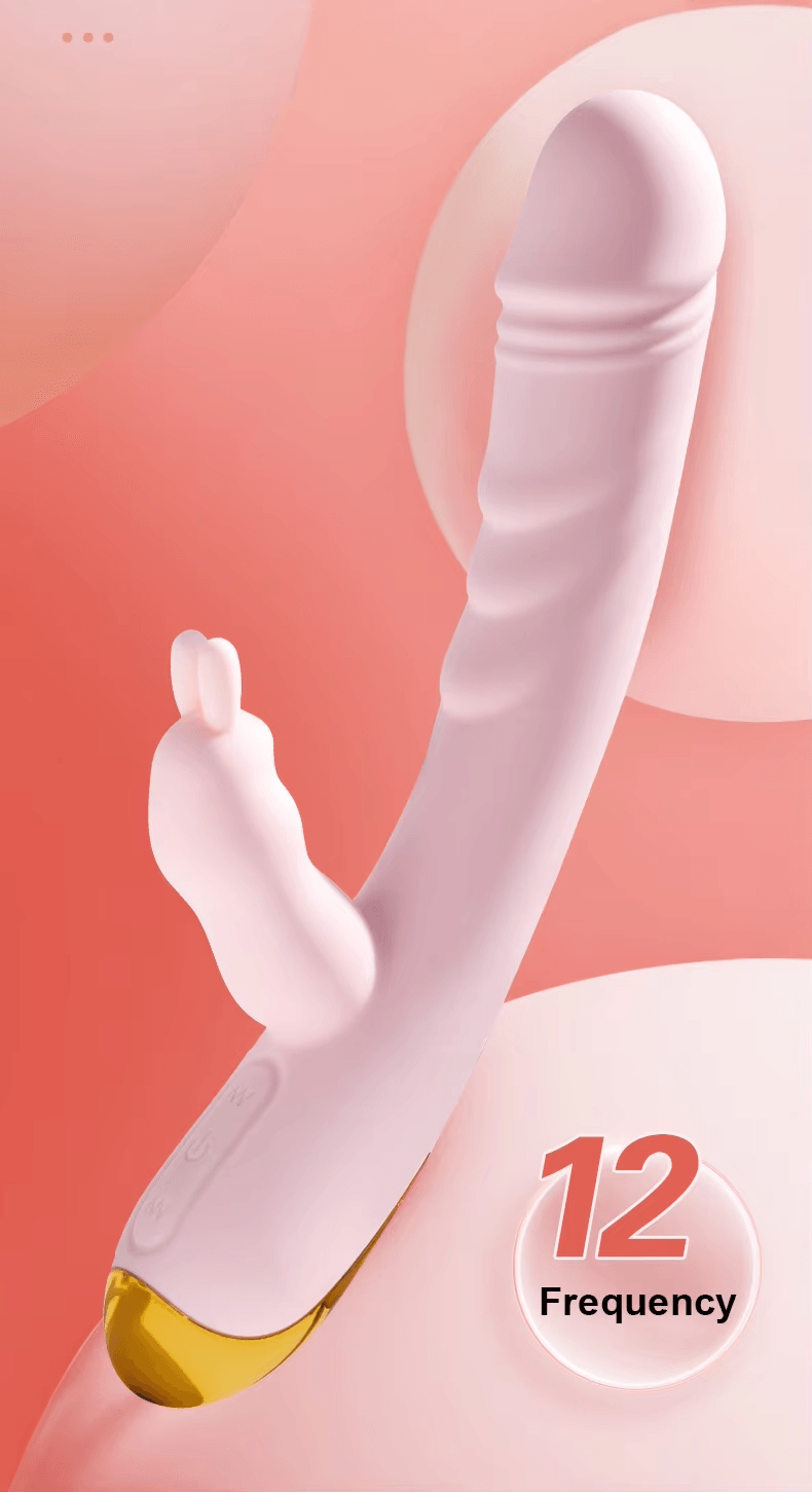 Women's G-Spot Clitoral Stimulator Rabbit Vibrator Tongue-Licking Sex Toy for Female Masturbation