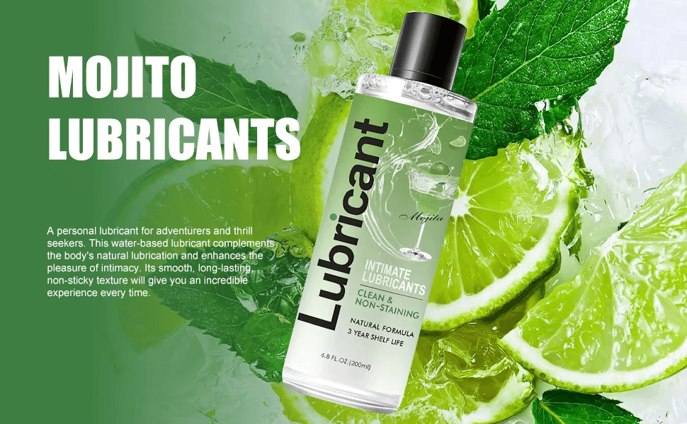 Sex Lubricant Promotes Women's Health No-Rinse 200ml Mojito-Flavored Lubricant