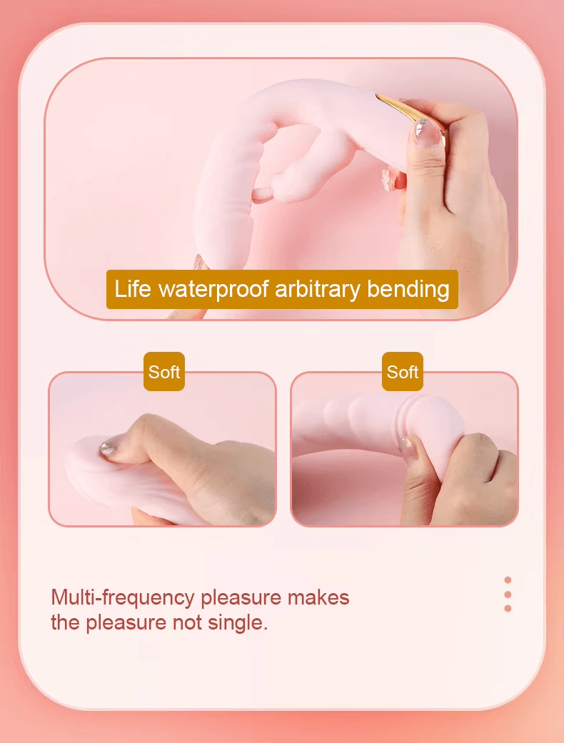 Women's G-Spot Clitoral Stimulator Rabbit Vibrator Tongue-Licking Sex Toy for Female Masturbation