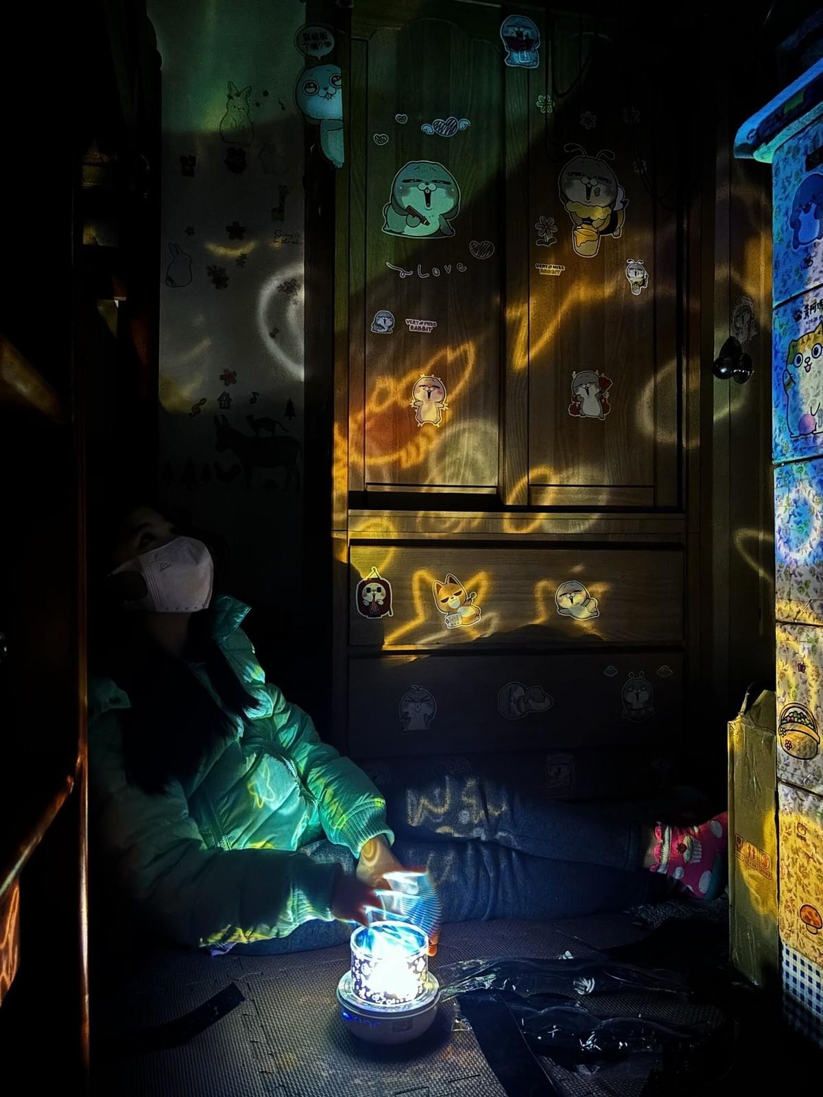 『aibo』皇冠 自動旋轉音樂盒 星空投影燈—12/9~12/25