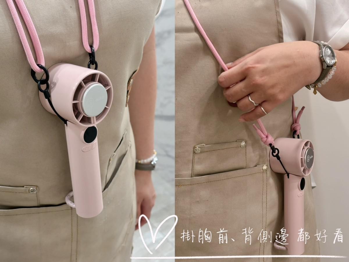 『aibo』 扣環式冰敷折疊頸掛 100檔數顯高速手持風扇—5/13~5/22